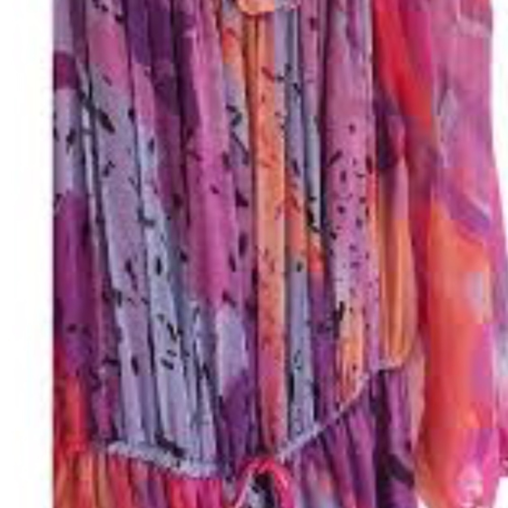 Diane Von Furstenburg pink floral Maxi - Picture 5 of 8